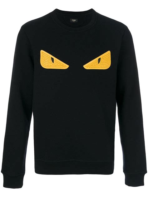 fendi monster wool hoodie|Fendi monster eyes sweatshirt.